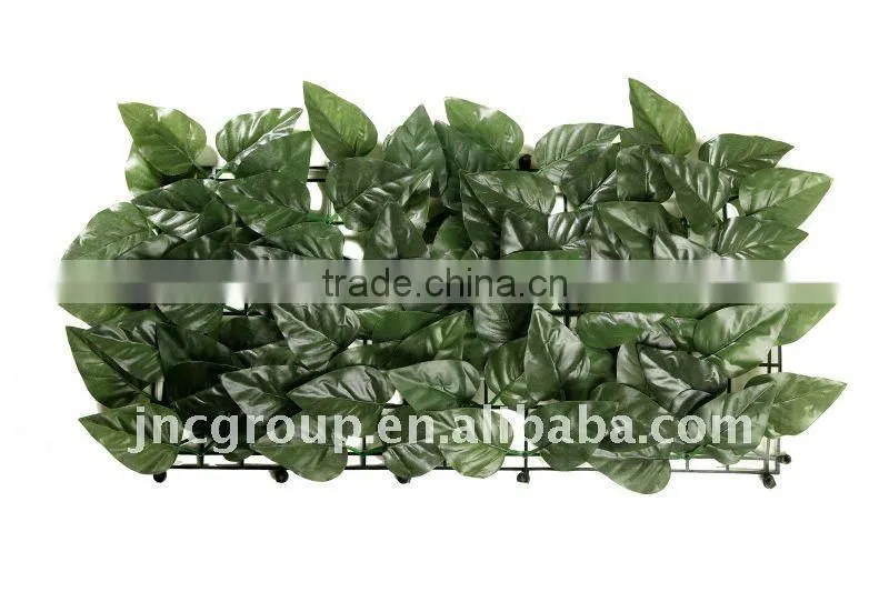 Laurel design artificial leaf fence