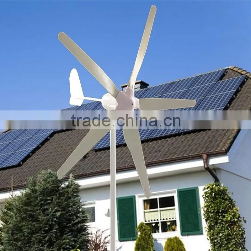 300w wind turbine with 200w solar panel wind and solar power system home