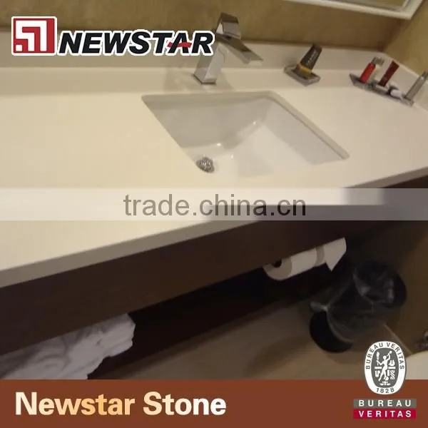 Newstar quartz vanity top,bathroom quartz top