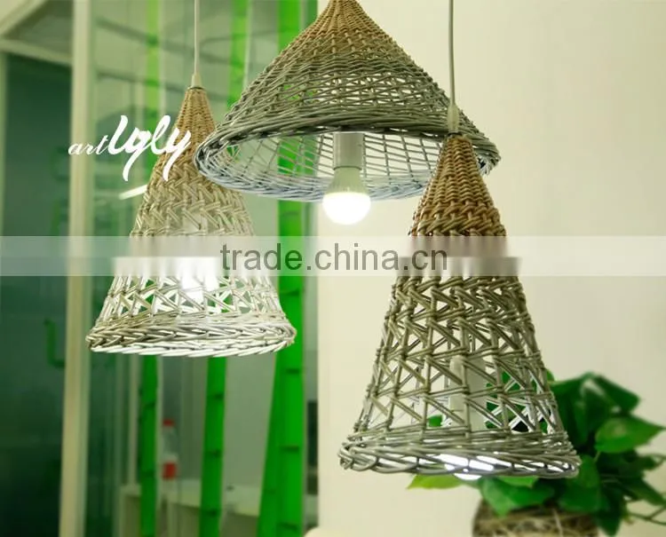 hot sale pendant lamp wicker lamp shades china