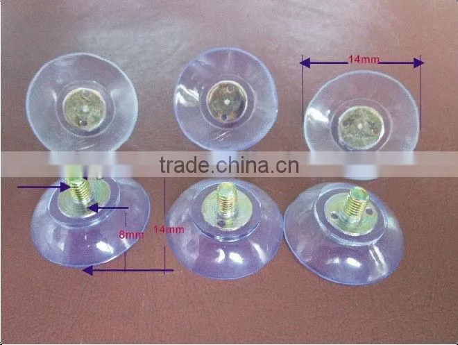 47 58mm vacuum drawing strong super market silicone rubber suction cup Plastic Suction Wall Robe Hook Hangers