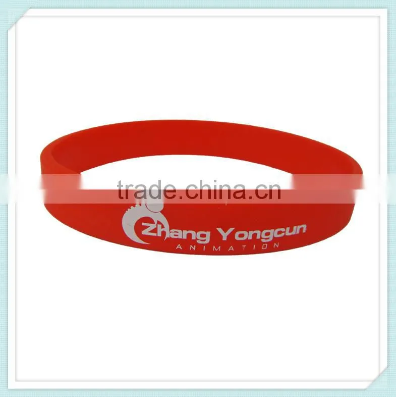 sports bracelet energy bracelet custom rubber wristband