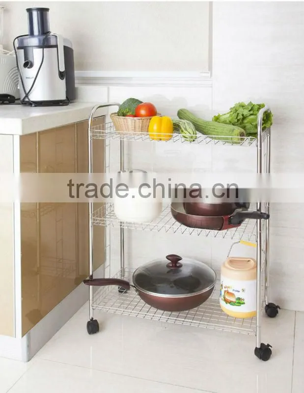 2014 Kitchen Decor Rack Metal Storage Shelf