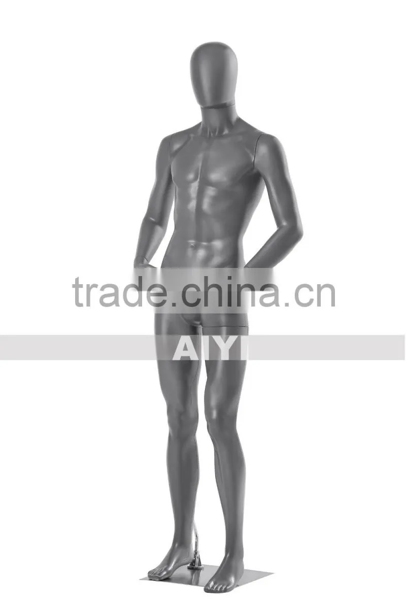 Standard glossy sexy full-body male apparel mannequins
