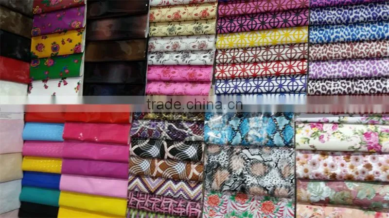 Antique glitter leather Synthetic Leather Fabric print Faux Leather for handbags Wall decoration Sofa Door Cover