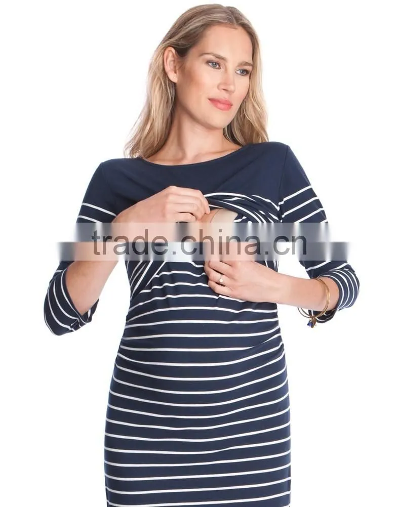 Comfortable Maternity Wear For Pregnant Women Middle - length Sleeves