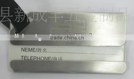luggage tag, metal tag, metal tag, travel luggage