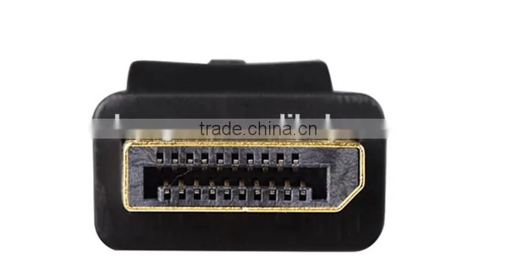 high resolution dp to dp cable male to male 1m with OEM service for computer