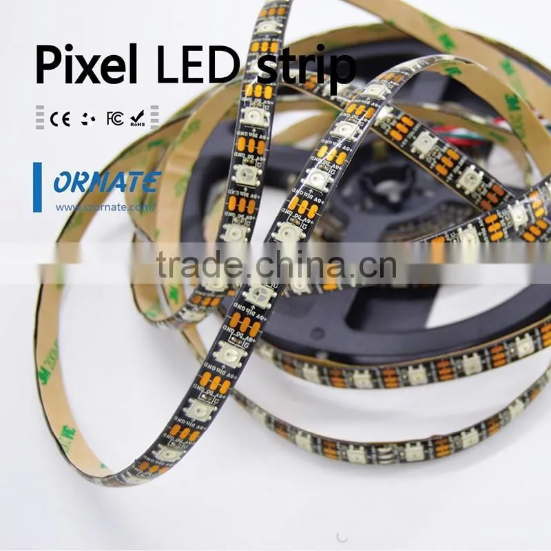 Led full color 60led pixel addressable led strip light waterproof high brightness 5V