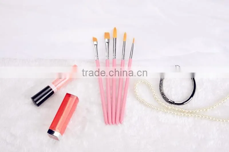 wholesale profession natural bristle artist painting brush,synthetic hair paint brush set