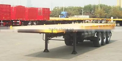 extendable trailer , tri-axle 45ft 40ft flatbed extendable semi trailer
