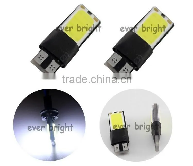 T10/194 240 lumens w5w white led lamp 12V PCB COB 24SMD T10 led light for auto