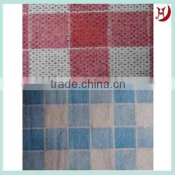 Soft spunlace nonwoven fabric for sanitary napkin