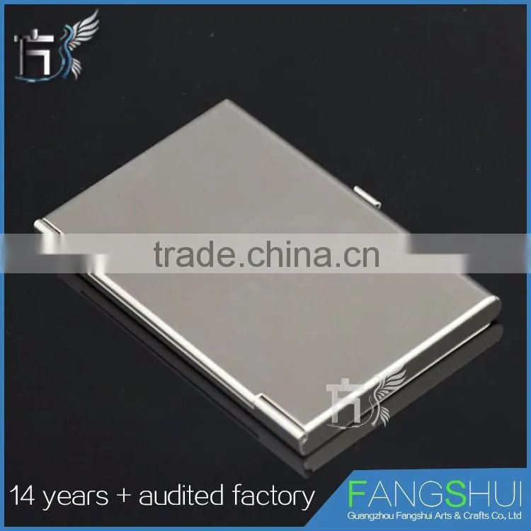 Fast delivery stainless steel rfid blocking credit card holder wallet cheap sell