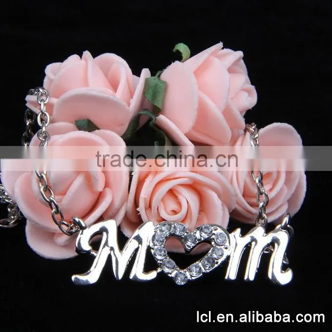 Hot sale imitate silver heart necklaces fashion chinese, high quality beautiful girl necklace