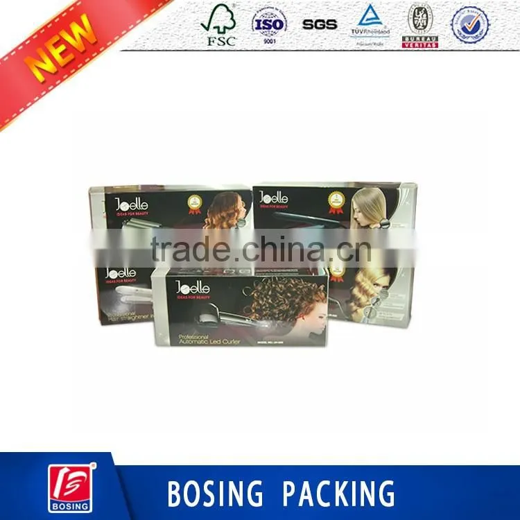 2016 new style hair curler paper box packaging box