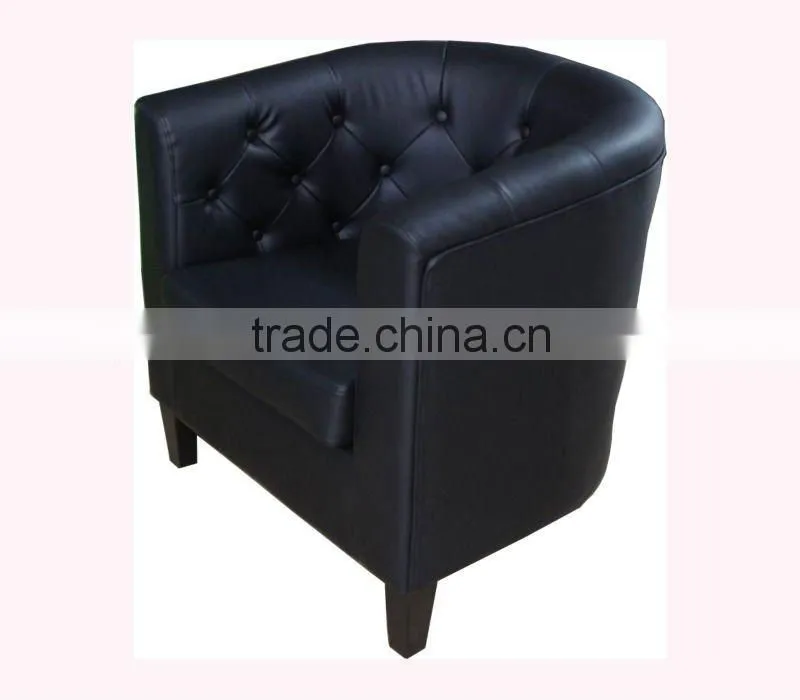 modern leather comfortable tub chair