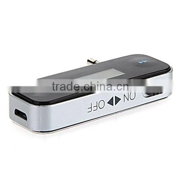 3.5mm Jack FM Radio Transmiter Handsfree Car Kit For Mobilephones/Tablets/Music Player