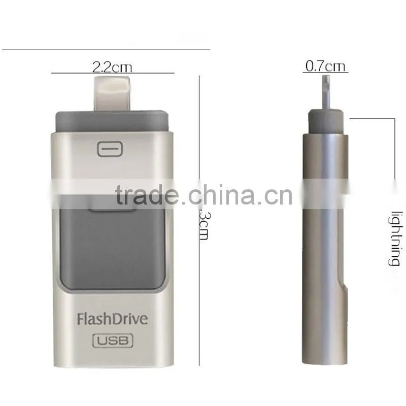 Pen drive HD memory stick Dual purpose mobile OTG Micro USB Flash Drive 16GB 32GB 64GB PENDRIVE For iPhone 6 6s Plus 5 5S ipad