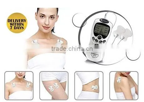 rohs 4 pads digital electronic wave hand acupoint vacuum massage pulse magnetic blood circulation therapy machine