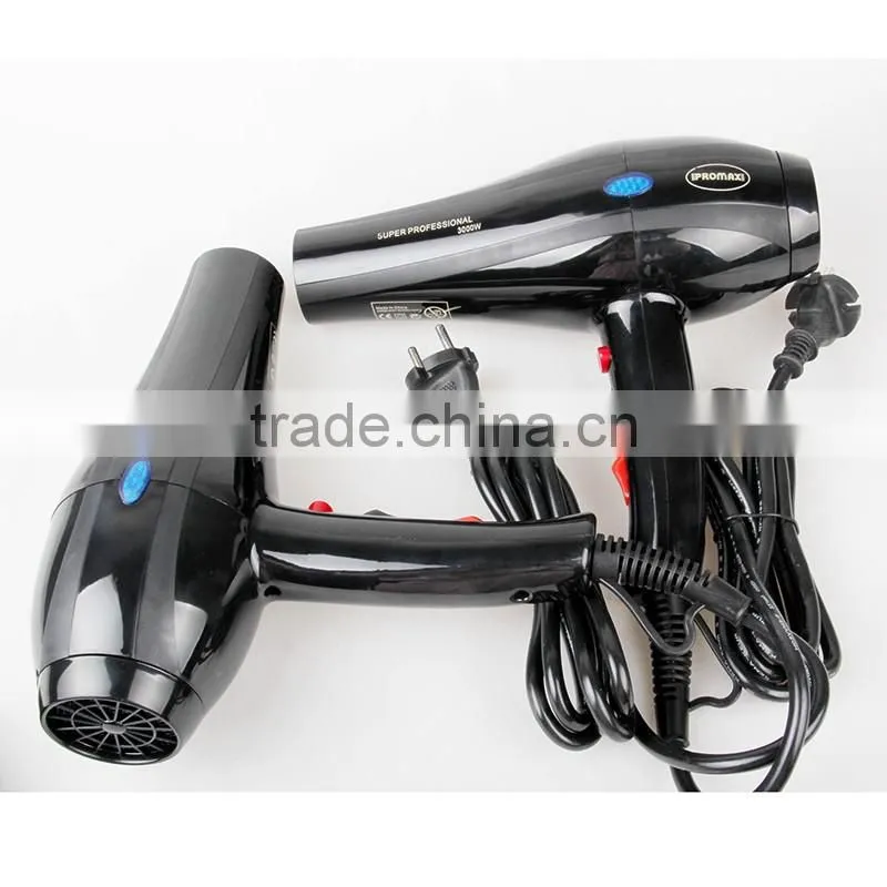2016 new sale wholesale # 3000W 3heat/2speed setting hair dryer two round BS UK plug for babar or public area