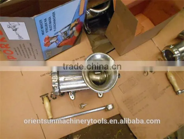 Hot tinned manual meat grinder