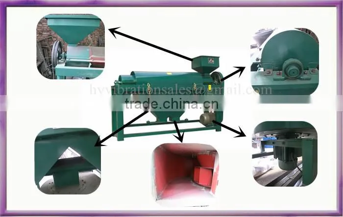 Large capacity cereals polish machine / vibro grain skin polish machine