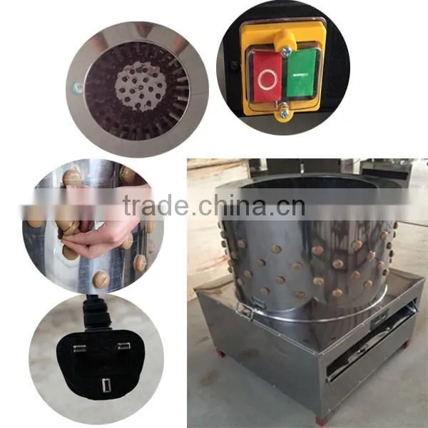 Removing feathers from chickens, ducks and geese Chicken defeathering machine