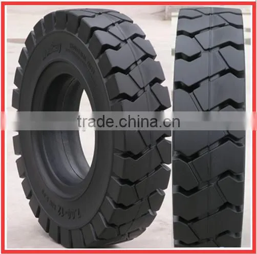 tires car for Forklift Tyres Prices of Forklift Spare Parts Factory Price 3.5t forklift truck tire 7.00-15, solid tire