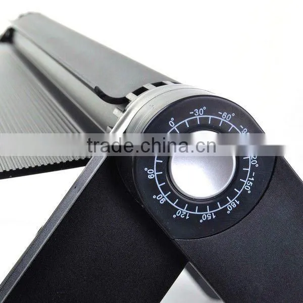 Adjustable Vented Portable Folding Aluminum Laptop Notebook PC Table Desk Tray