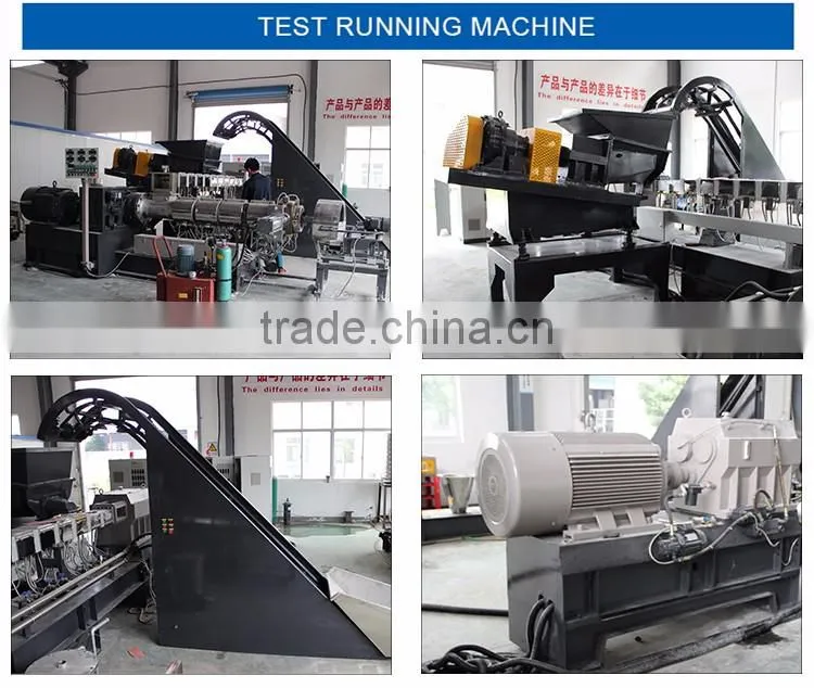 Small Stage Recycled Plastic Nylon Pelletizer Extruder Machine Line