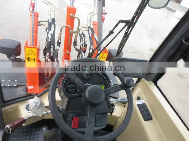 Everun Er08 4dw Mini Wheel Loader with Cutter Head/360 New Wooden Forks
