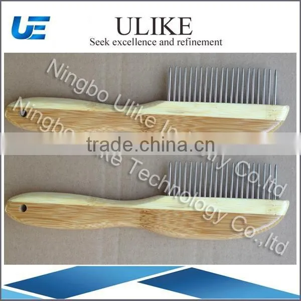 Natural bamboo dog slicker brushes / Pet slicker brushes