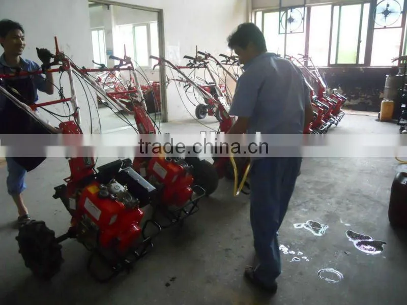 MeiQi 6.5HP 170F gear transmission gasoline engine tiller with front wheel