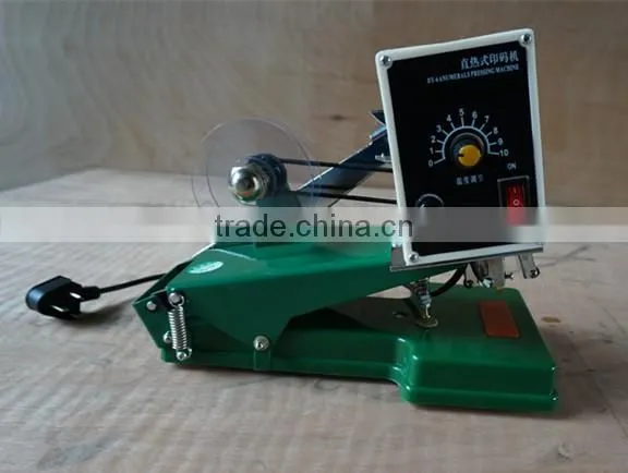 2017 Manual Hot Code Printer color ribbon printer
