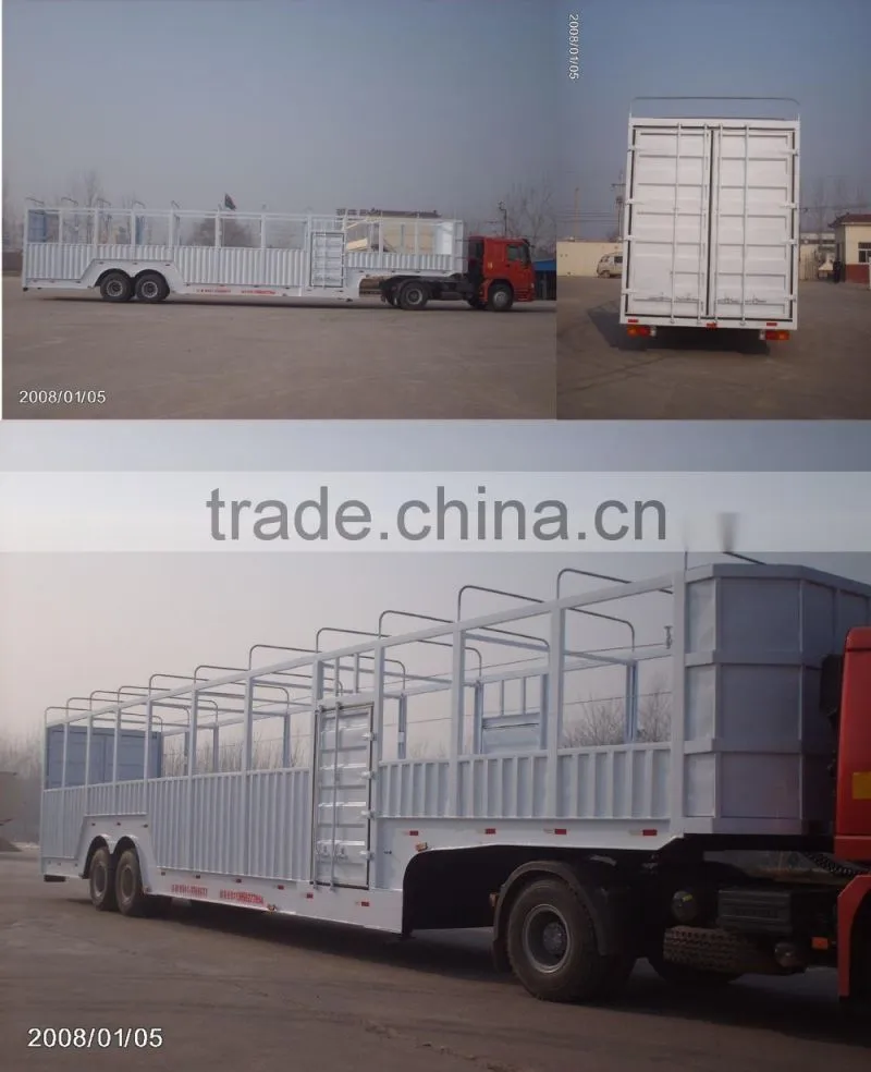 car carrier semi truck trailer