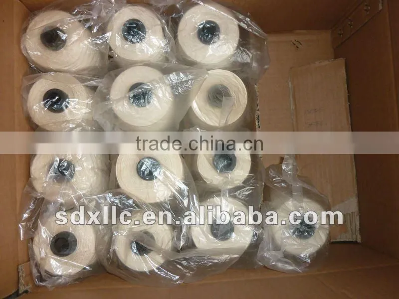 Heat resistant fiberglass sewing thread with ptfe/teflon coating