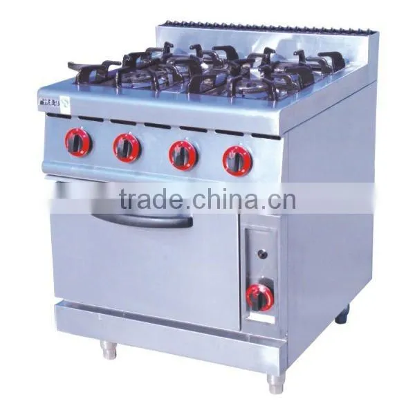Cooking Range: Gas Stove with 4-Burners