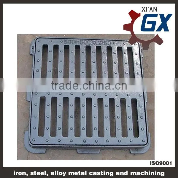 asphalt painted BS EN124 catch basin grates