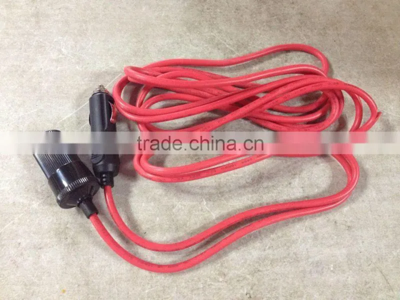 H50082 Car Camper RV 12V Extension Cable Cord Cigarette Lighter Charging Socket Plug