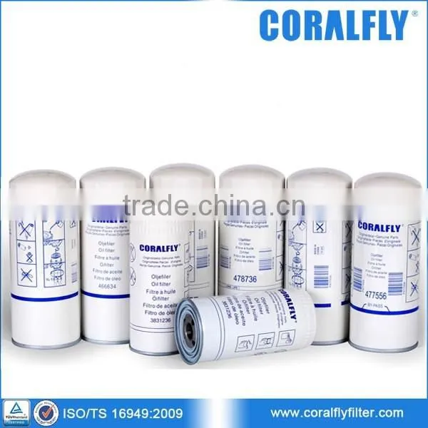 CORALFLY OEM Excavator Coolant water filter WF2075 BW5075 H32WF WA940/7 3316461 C3318318 1355382 991218318 9912-18318