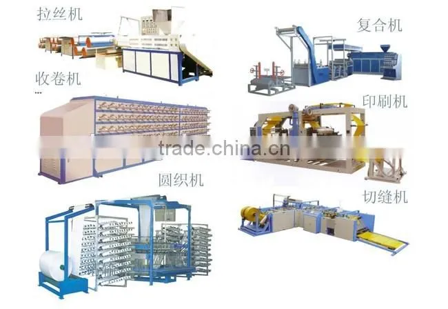 little cam 4 shuttle circular loom pp woven bag making machine