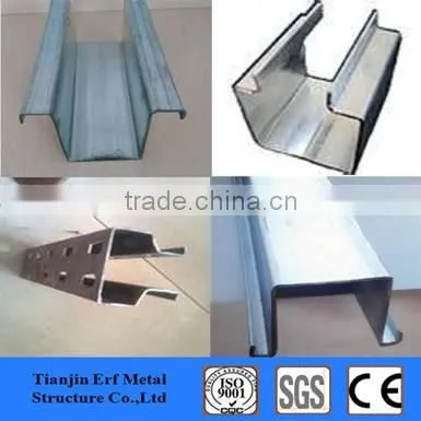 galvanzied omega c channel,steel hat channel,hat shaped profile steel