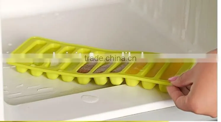 CY174 Silicone food garde ice cube tray mold DIY ice cream marker