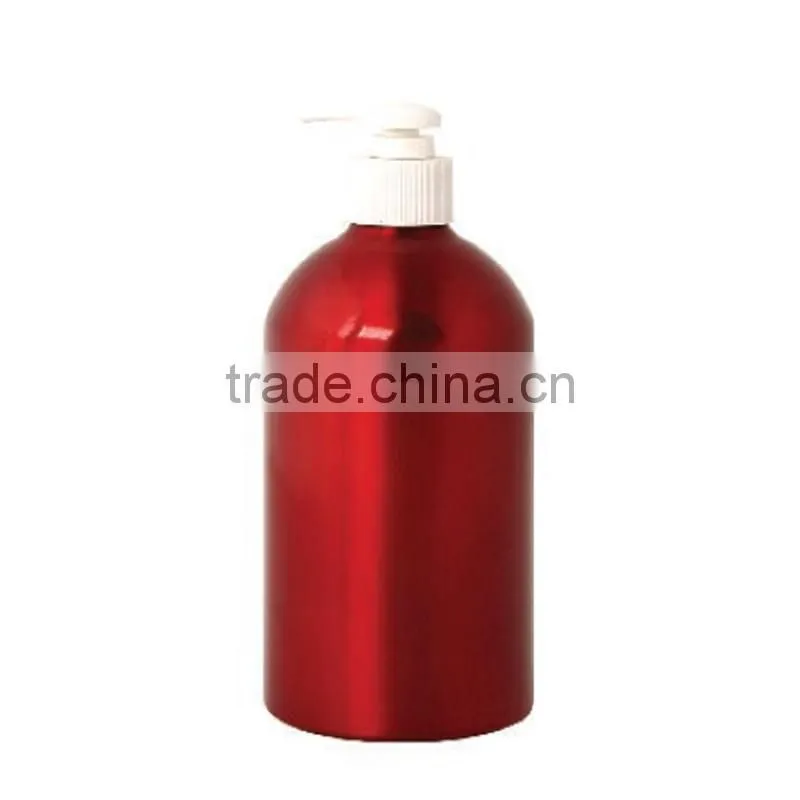 China 500ml aluminum pump bottle for shampoo