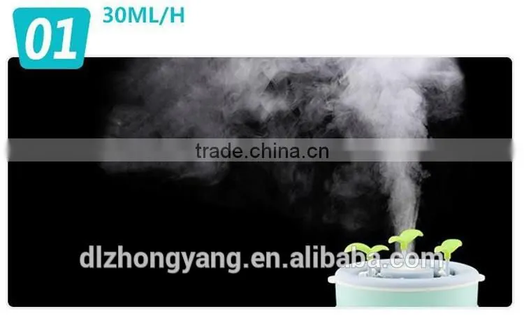 Negative ions Desktop decoration mini usb personal plant humidifier