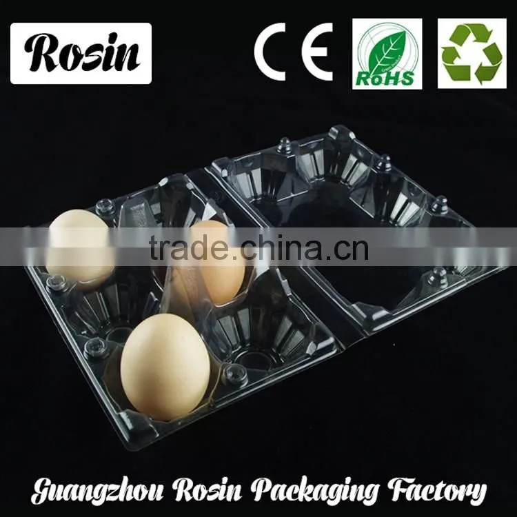 PVC clear transparent 12 holes plastic egg tray egg cartons