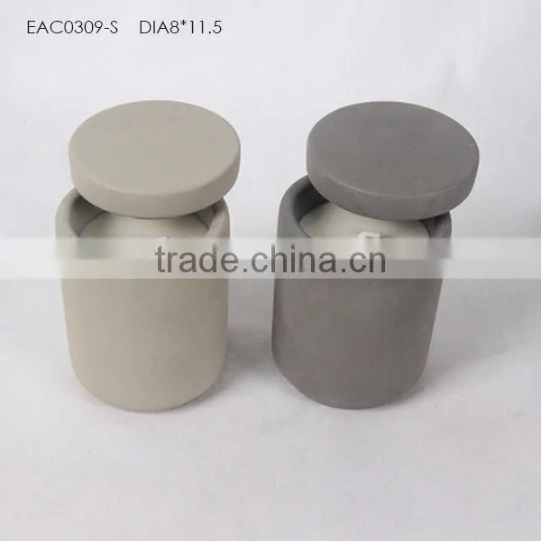 Carrara White Marble Candle Holder Candle Jar with Copper Lid