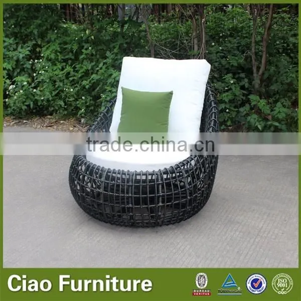 12mm Round Hillow Wicker Sofas Garden Furniture