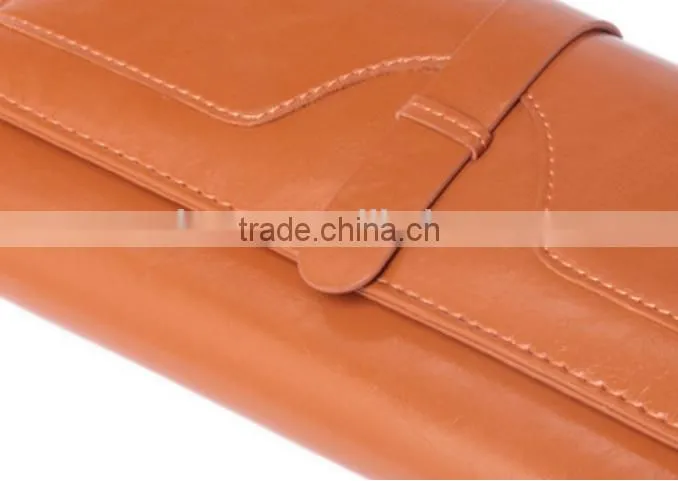 Genuine cowhide leather women wallet